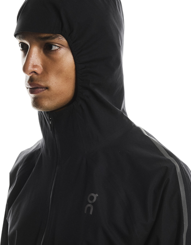 Vjetrovka On Running Running Performance Hooded Waterproof Jacket Crna | 1mf30770553, 3