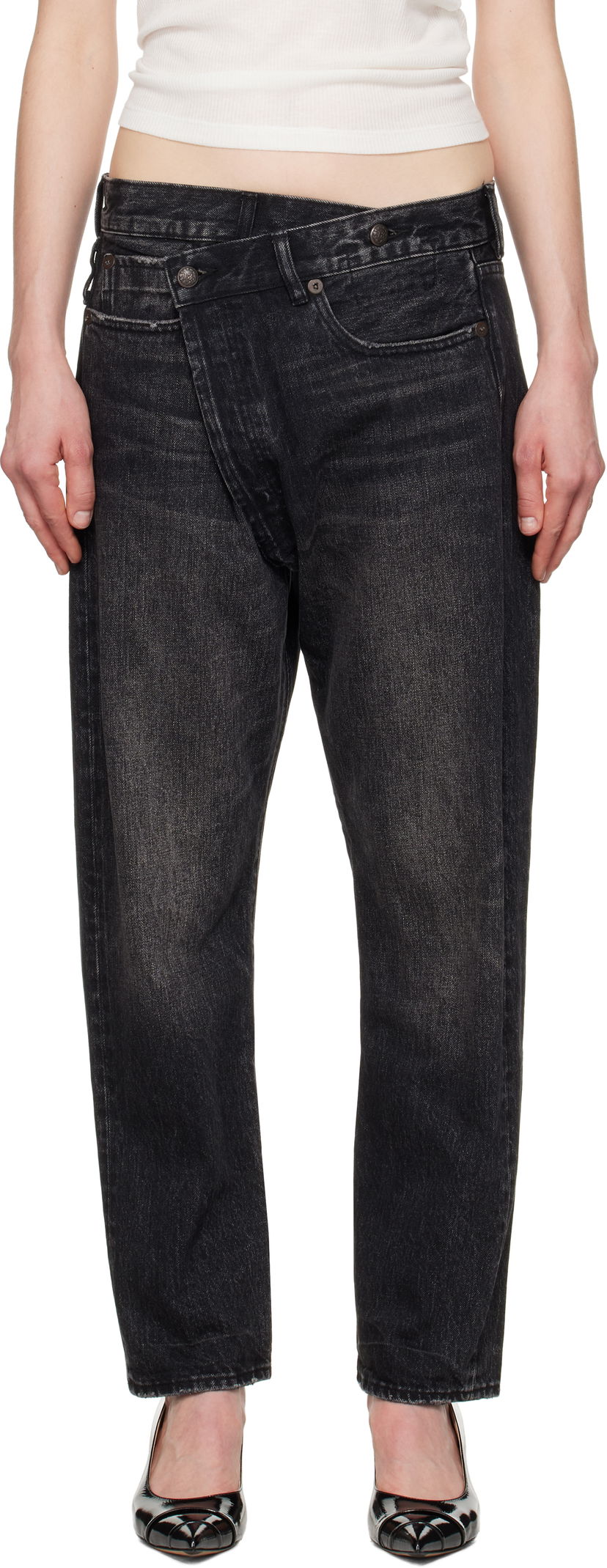 Jeans R13 R13 Crossover Jeans Crna | R13W2048-D274A