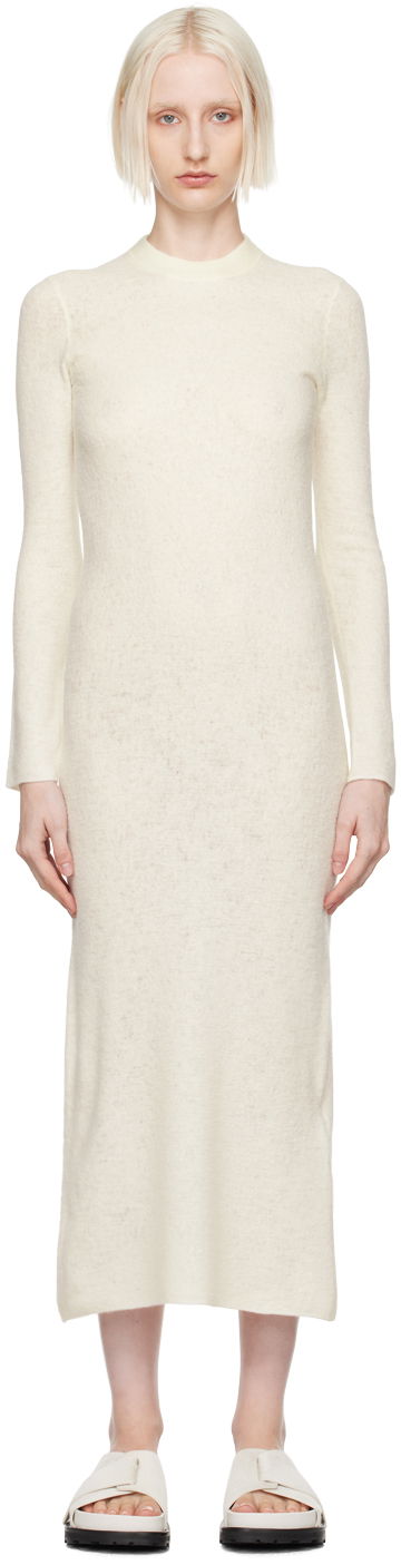 Haljina Jil Sander Layered Maxi Dress Bijela | J02FV0103_JTN367