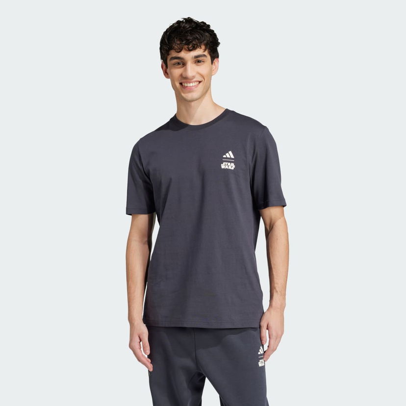 Majica kratkih rukava adidas Performance adidas x Star Wars The Mandalorian Regular Fit Graphic T-Shirt Siva | JI5716