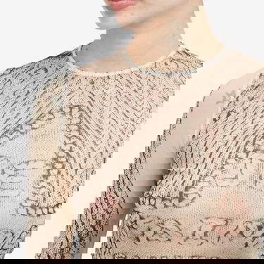 Džemper Jean Paul Gaultier Jean Paul Gaultier Long Sleeve Mesh Top Bež | 24-31-F-TO201-T571-6900, 5