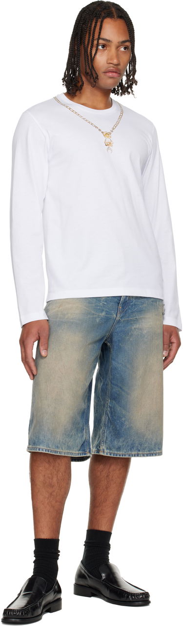 Majica kratkih rukava Marine Serre Marine Serre Trompe L'Œil Jewelry Jersey LS T-Shirt Bijela | MTT076ACJER0092, 3