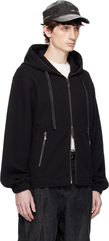 Dukserice ADER ERROR ADER error Realce Product. 31 Zip-Up Hoodie Crna | BO01SSHD0402BK, 1
