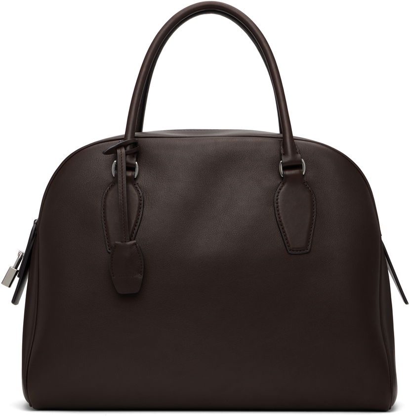Putna torba The Row The Row India 12.00 Leather Handbag Smeđa | W1595-L72