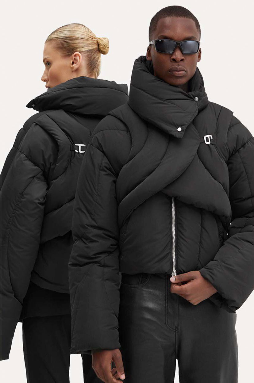 Pernata jakna HELIOT EMIL Oversized Puffer Jacket Crna | HE.W.02.073.BLK01