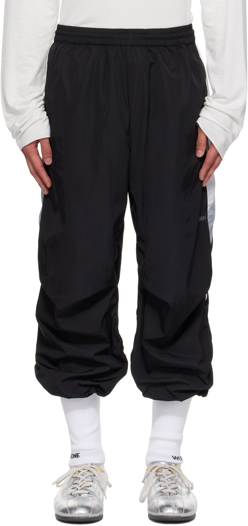 Trenirka We11done We11done Socks Track Pants Crna | WD-PT2-25-213-M-BK