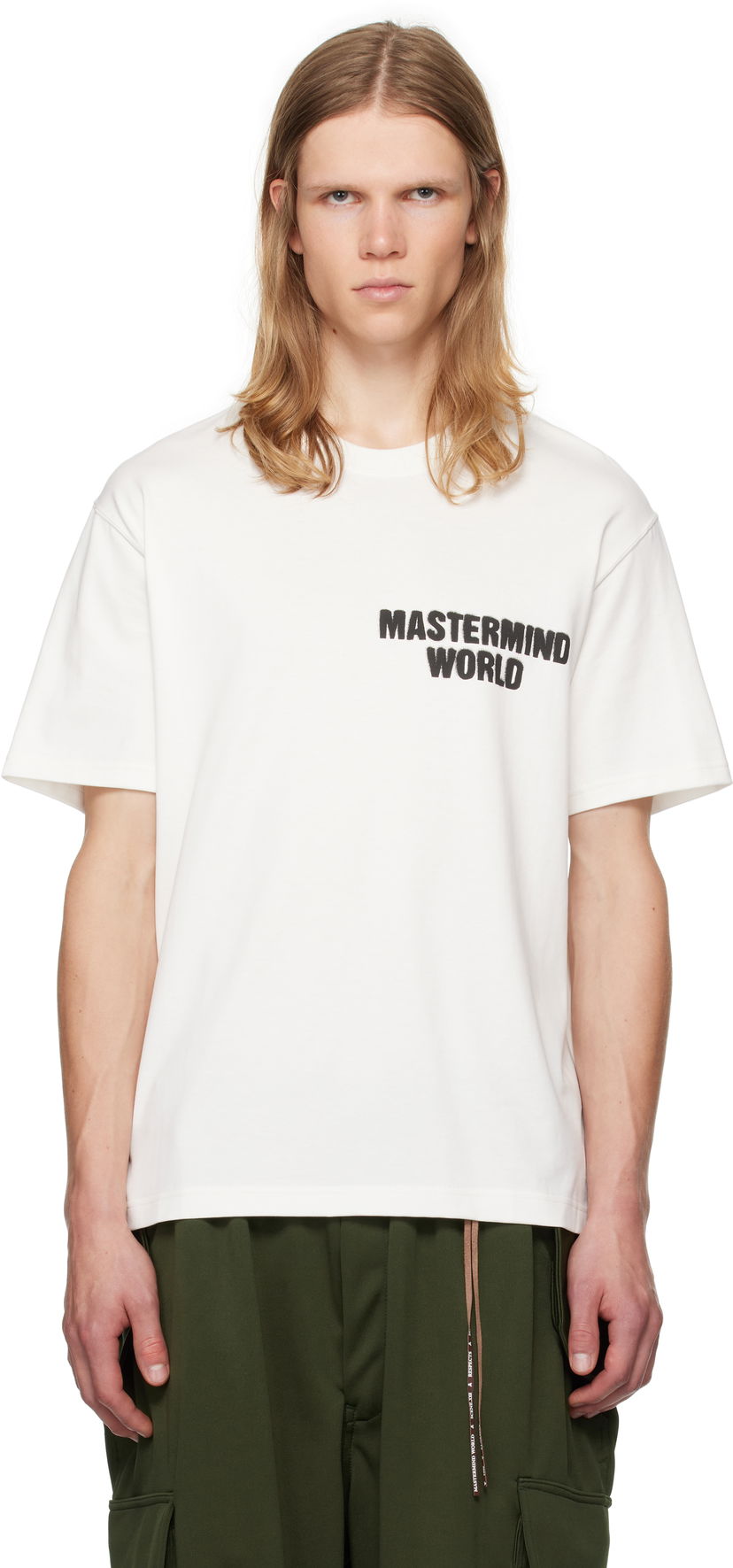 Majica kratkih rukava Mastermind WORLD Spray Paint T-shirt Bijela | MW24S13-TS048-010