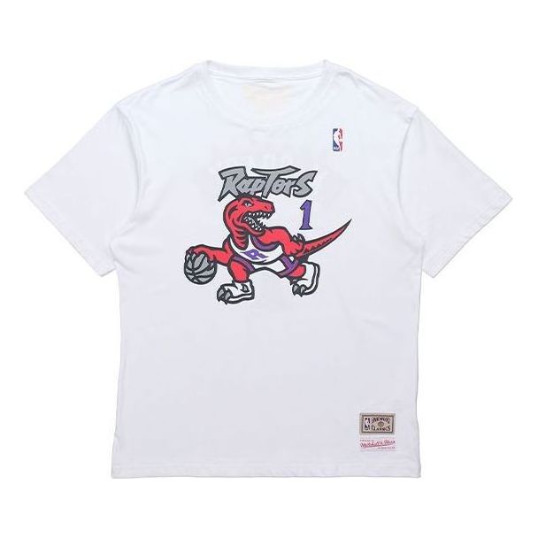 Majica kratkih rukava Mitchell & Ness Mitchell & Ness NBA Toronto Raptors Tracy McGrady Graphic T-Shirt Bijela | MNJY13S17-TMC, 0