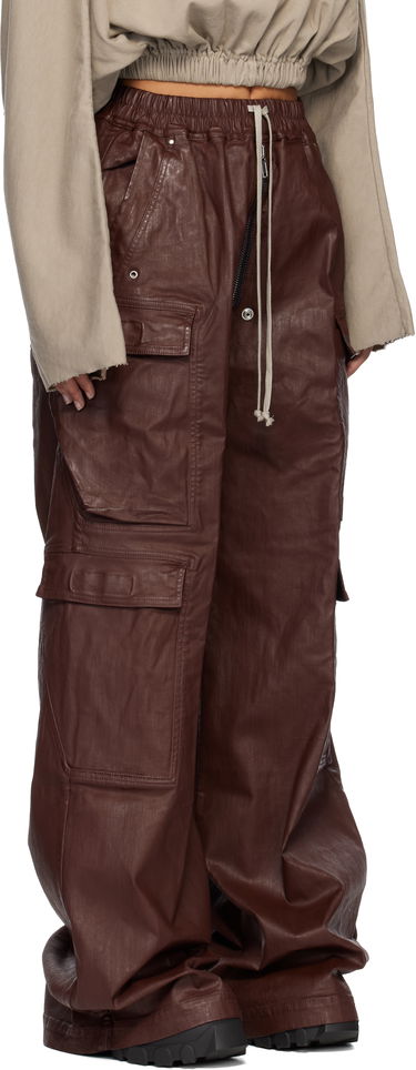Cargo hlače Rick Owens Concordians Double Jumbo Belas Denim Cargo Pants Smeđa | DS02E7324 SDSW, 1