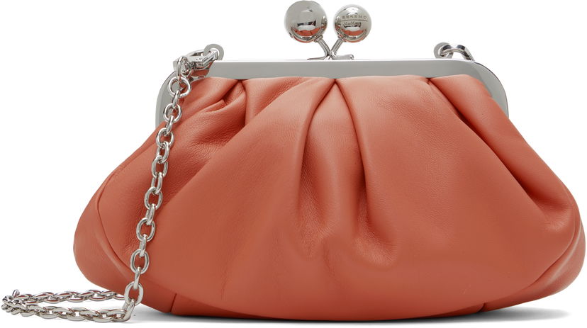 Ručna torbica Max Mara Weekend Max Mara Prati Leather Shoulder Bag Narančasta | 2515511034600