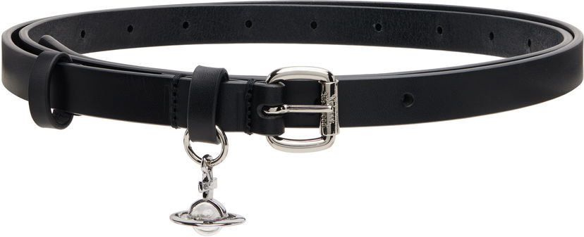 Pojasevi Vivienne Westwood Vivienne Westwood Alex Charm Belt Crna | 8201007IW-L00CH-