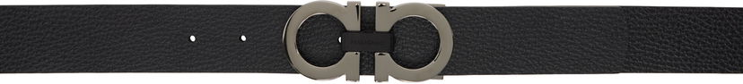 Pojasevi FERRAGAMO Reversible Gancini Belt Crna | 476361