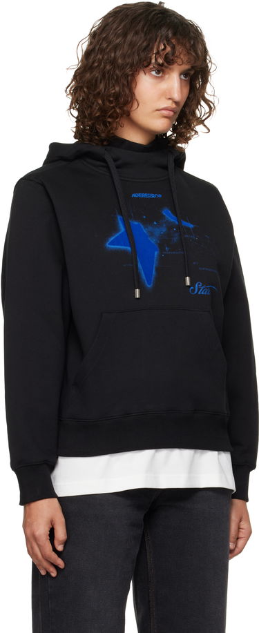 Dukserice ADER ERROR Graphic Print Hoodie Crna | BN01FWHD0103BK, 4