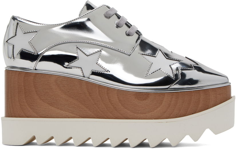 Odjeća Stella McCartney Stella McCartney Elyse Platform Derbys Metalik | 363998W0ZR5