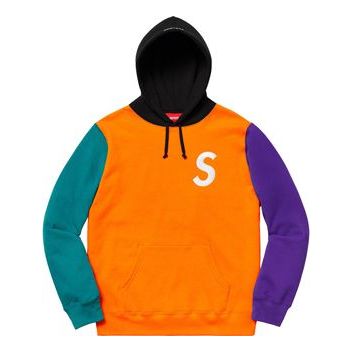 Dukserice Supreme Supreme SS19 Colorblocked Hooded Sweatshirt Višebojno | SUP-SS19-309