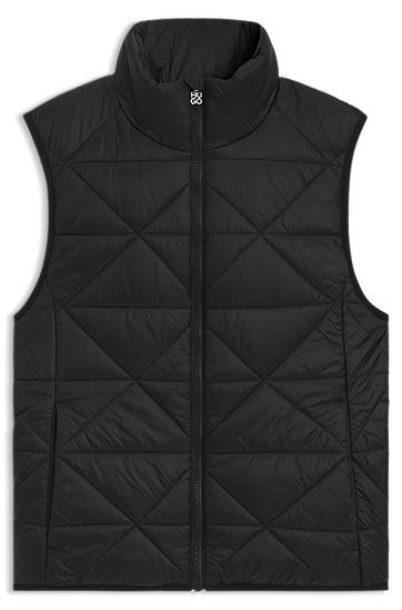 Prsluk BOSS Triangle Quilted Padded Gilet Crna | 50544136