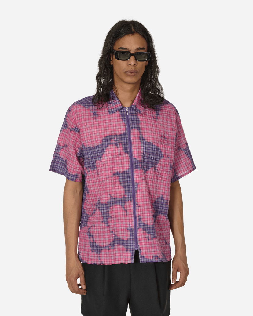 Košulja Stockholm (Surfboard) Club Bleached Zip Shirt Purple Ljubičasta | U4000011 1