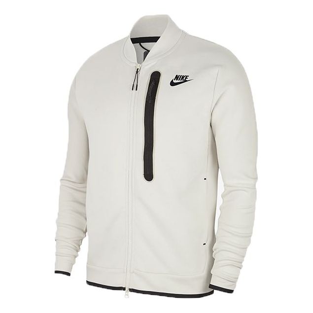 Bomber jakna Nike Fleece Stand Collar Jacket Bijela | CZ1797-072