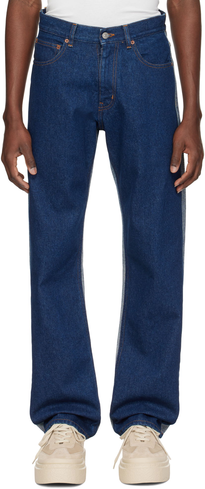 Jeans Maison Margiela MM6 Maison Margiela Five Pocket Jeans Plava | SH0LA0016 M30018
