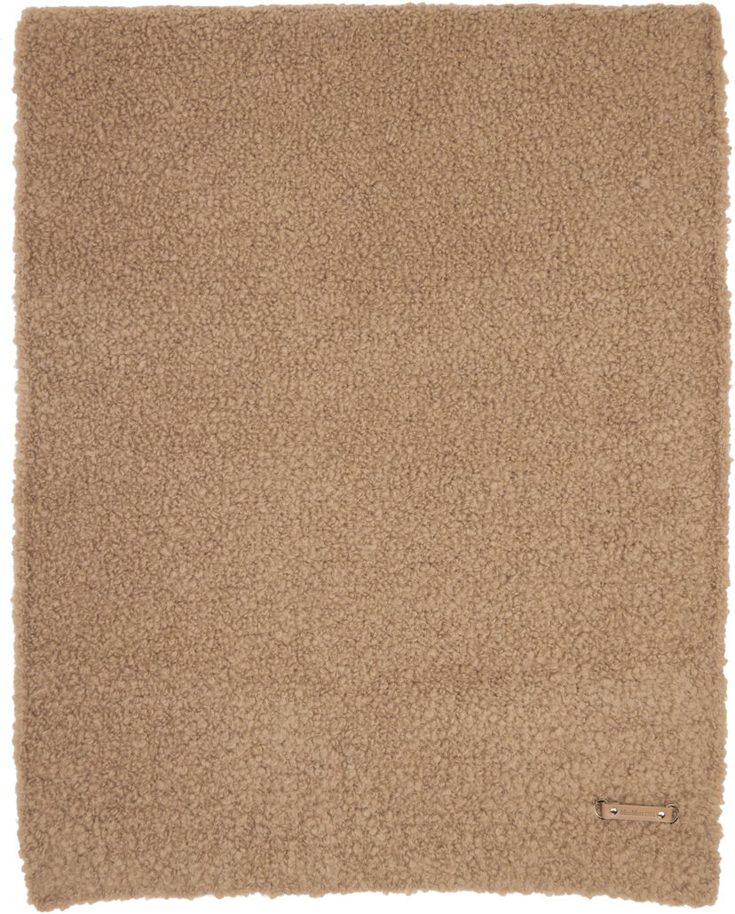 Šal Max Mara Calabra Teddy Scarf Bež | 2521746012600