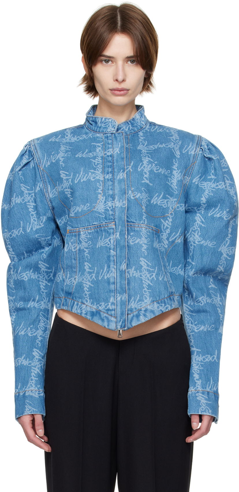 Jakna Vivienne Westwood Vivienne Westwood Filli Denim Jacket Plava | 1901001F-W014I-