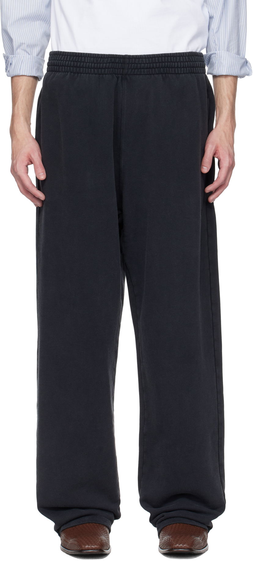Trenirka Martine Rose Martine Rose Wide-Leg Sweatpants Crna | 606JS02002C