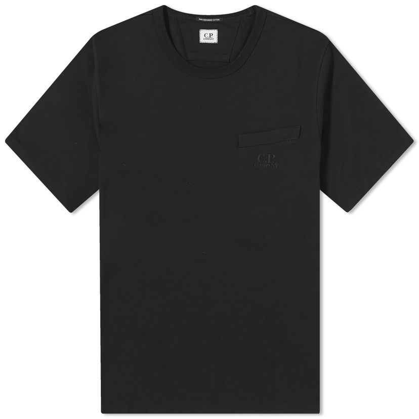Majica kratkih rukava C.P. Company 30/2 Mercerized Jersey Twisted Pocket T-Shirt Crna | CMTS123A-006203W-999