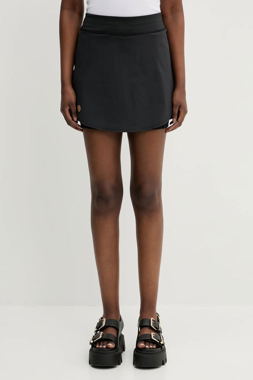 Suknja FJÄLLRÄVEN Fjallraven Abisko Midsummer Mini A-Line Skort Crna | F84780