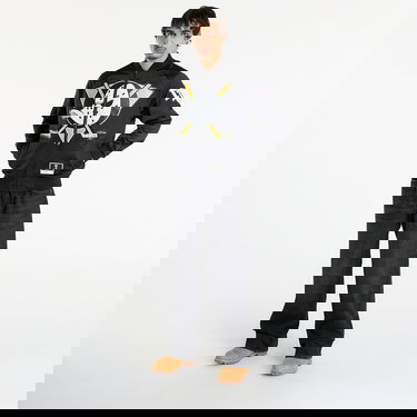 Bomber jakna Mitchell & Ness NHL Maxxed Out Satin Jacket Ducks 1992 Teemu Selanne Crna | JK11279-ADUBLCK, 4