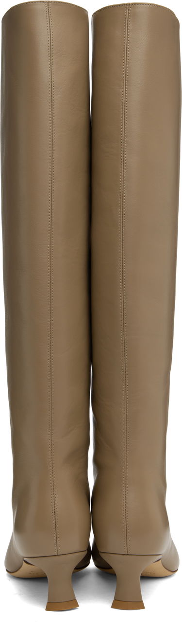 Tenisice i cipele BY FAR BY FAR Stevie 42 Kitten Heel Tall Boots Bež | MWFBO066CL013BG017PL, 1