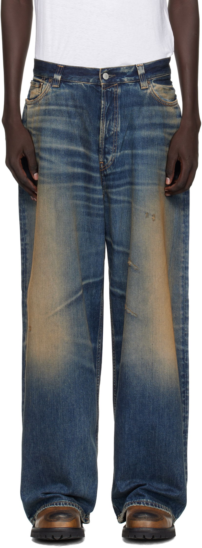 Jeans Acne Studios Acne Studios Loose Fit 2023 Jeans Plava | C00094-