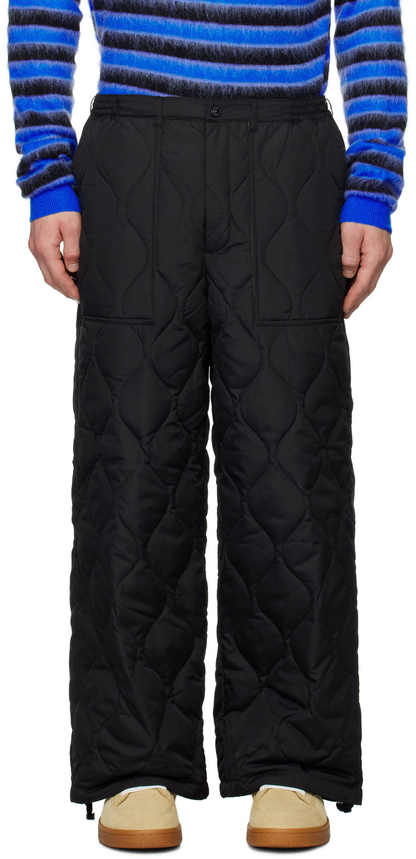 Cargo hlače TAION Military Down Trousers Crna | TAION-139WDML-1