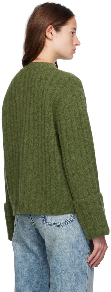 Džemper rag & bone Rag & Bone Stassi Crewneck Sweater Zelena | WAS24F066ON66, 2