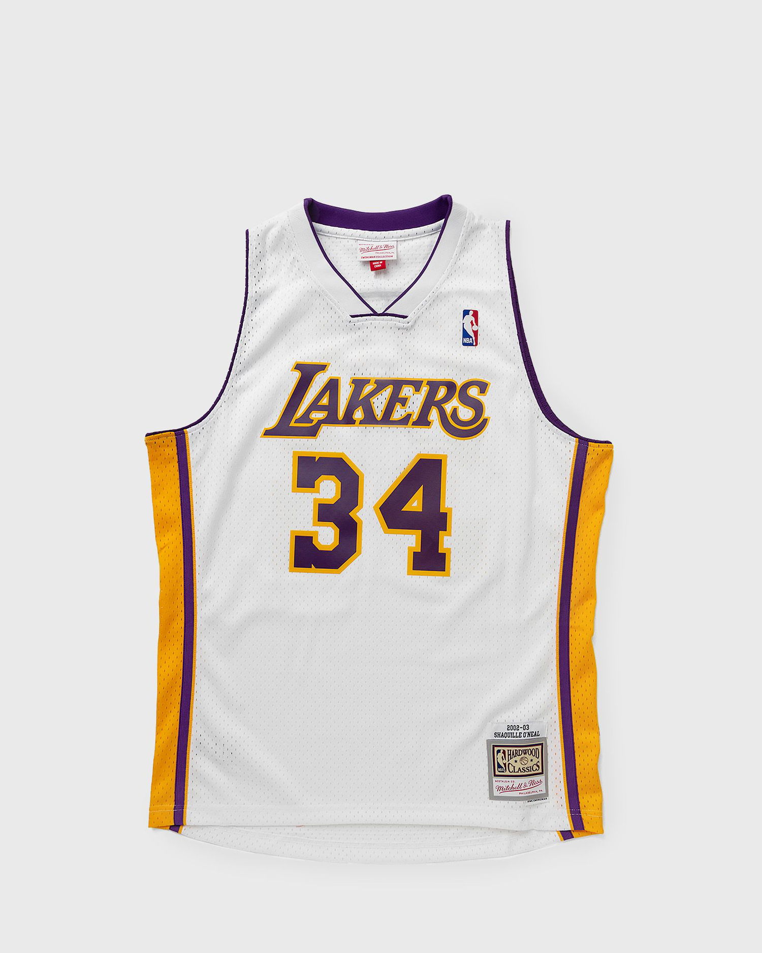 Dres Mitchell & Ness NBA Swingman Jersey Los Angeles Lakers Alternate 2002-03 Shaquille O'Neal #34 Bijela | SMJY4442-LAL02SONWHIT, 0