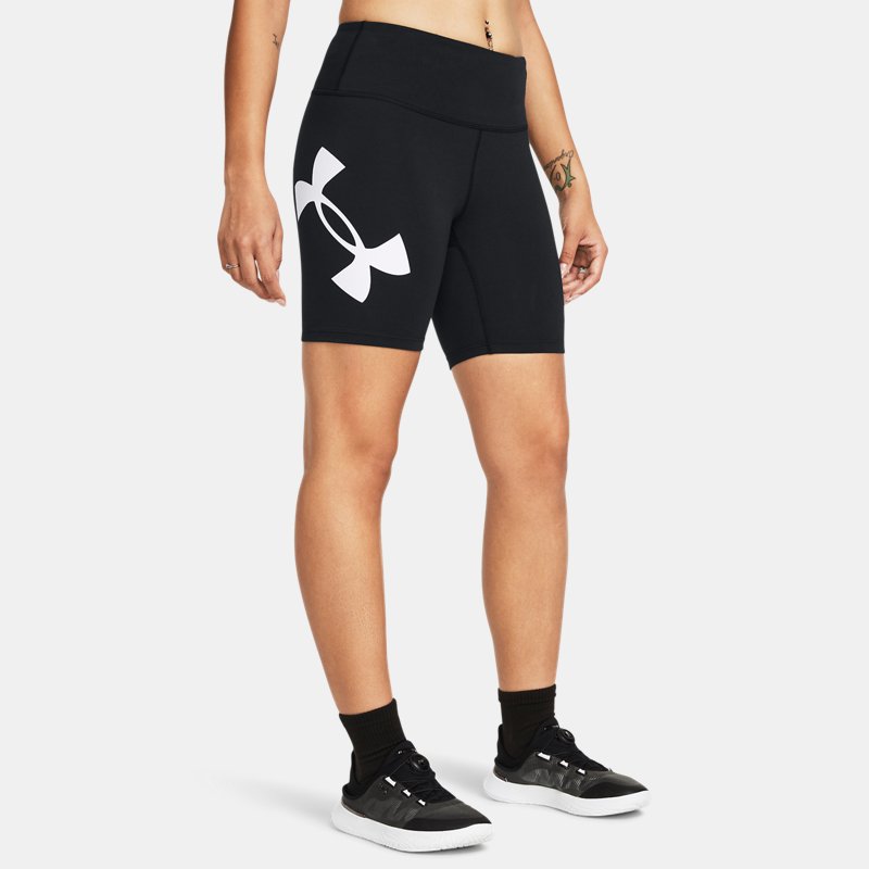 Kratke hlače Under Armour Campus Shorts (18 cm) für Damen Schwarz Crna | 1383635-001