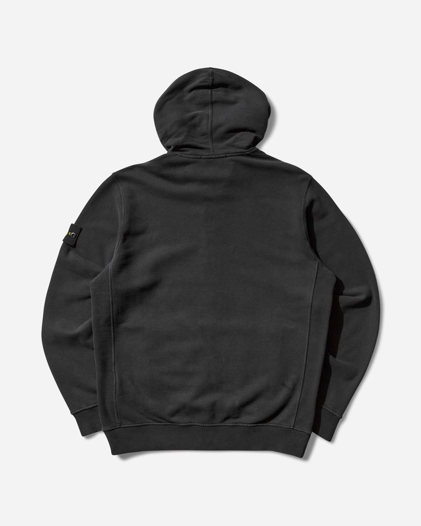 Dukserice Stone Island Garment Dyed Zip Hoodie Crna | K2S15-6100067-S0A20 V0029