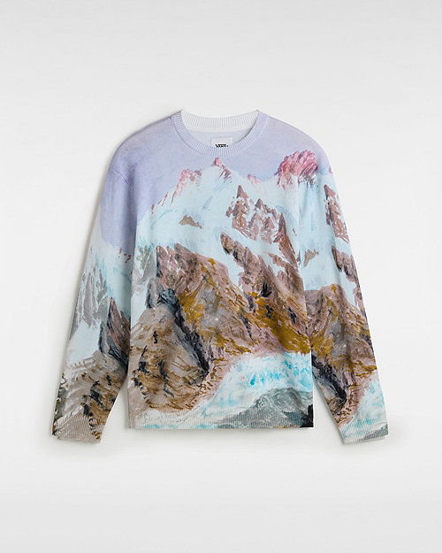 Džemper Vans Premium Printed Knit Sweater Bijela | VN000HMFWHT