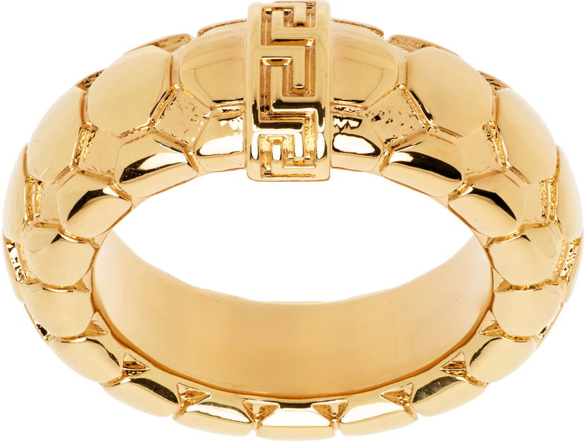 Prsten Versace Versace Greca Snake Gold Ring Žuta | 1020545_1A00620