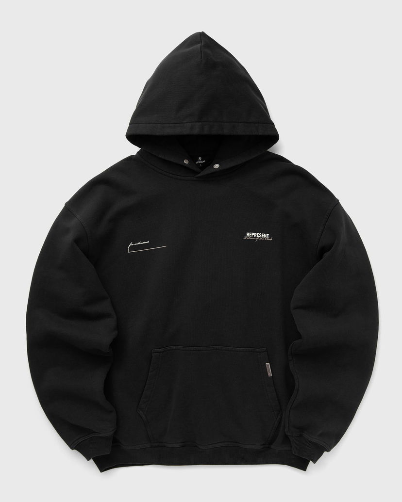 Dukserice Represent Clo Represent PATRON OF THE CLUB HOODIE Crna | MLM4270-001