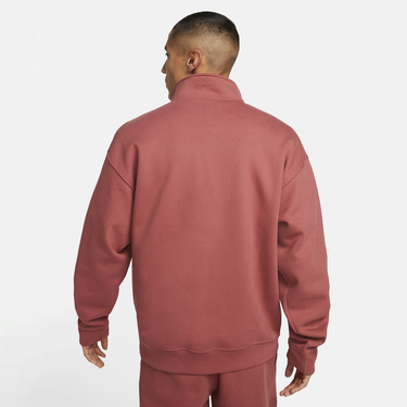 Dukserice Nike Solo Swoosh 1/4-Zip Top Crvena | DQ5209-691, 4