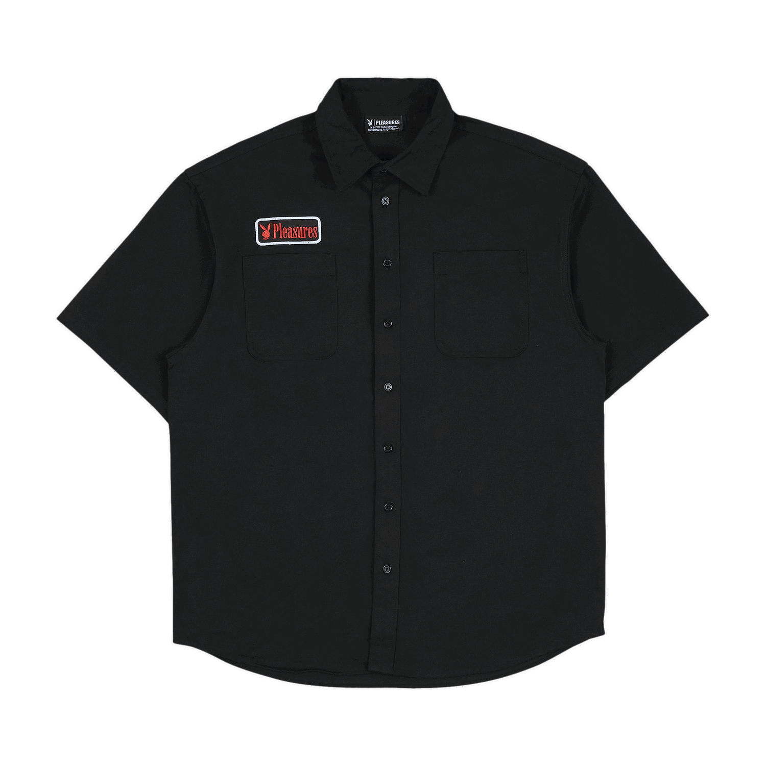 Košulja Pleasures Playboy x Film Crew Work Shirt Crna | P22PB023 BLAC, 0