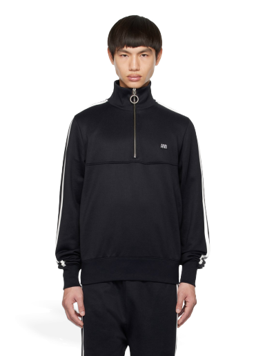 Dukserice AMI Stripes Sweatshirt Tamnoplava | HSW518.JE0005
