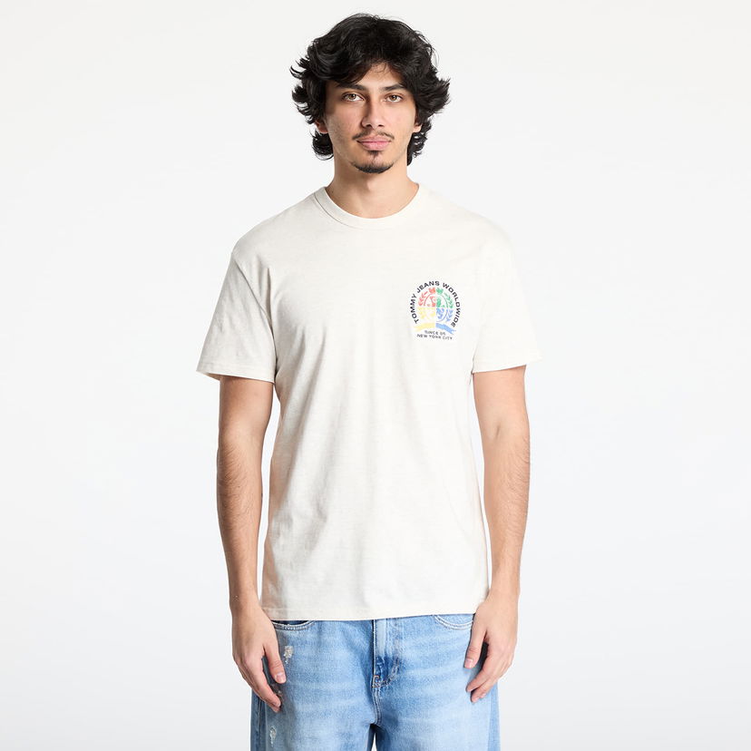 Majica kratkih rukava Tommy Hilfiger Tommy Jeans Regular Pop Crest Tee Bež | DM0DM20809 AE3
