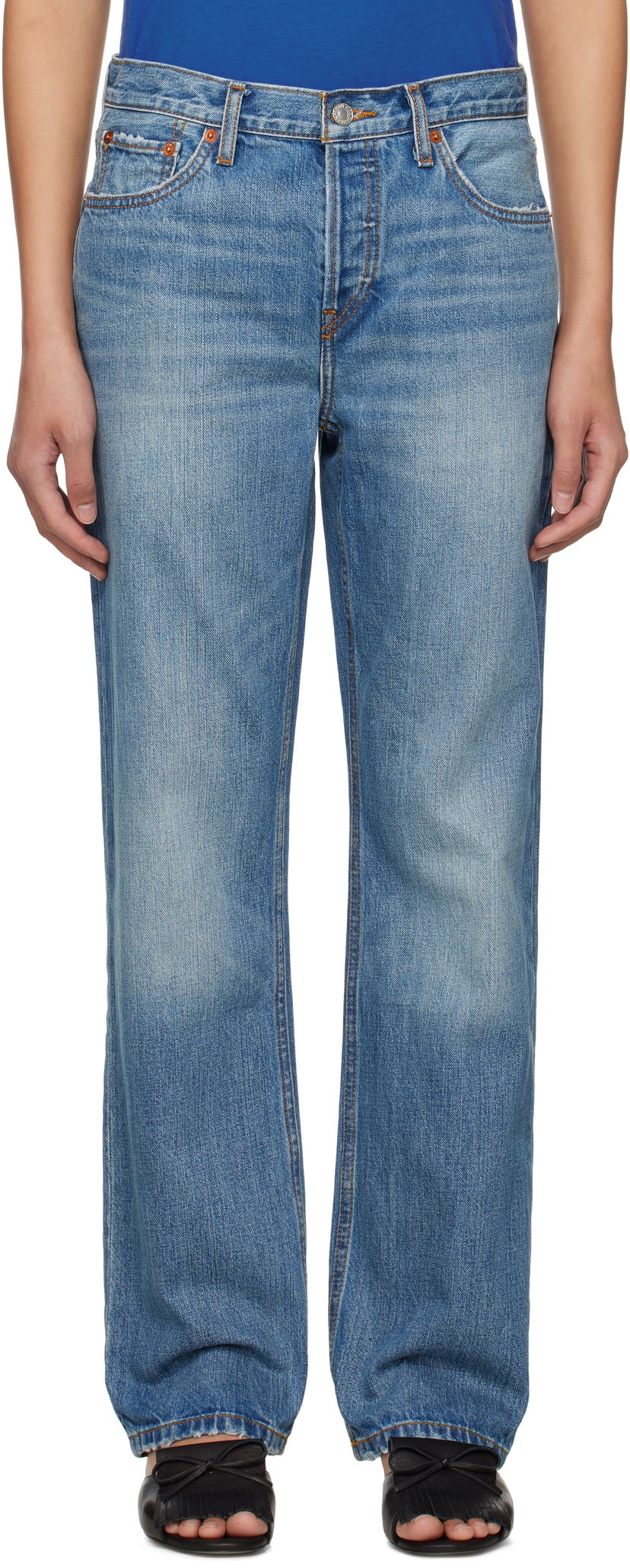 Jeans RE/DONE Re/Done 'The Standard' Jeans Plava | 148-03WSTANRD