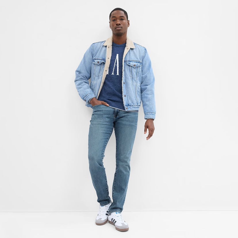 Hlače GAP Denim Pants Skinny Medium Wash Plava | 747180-00