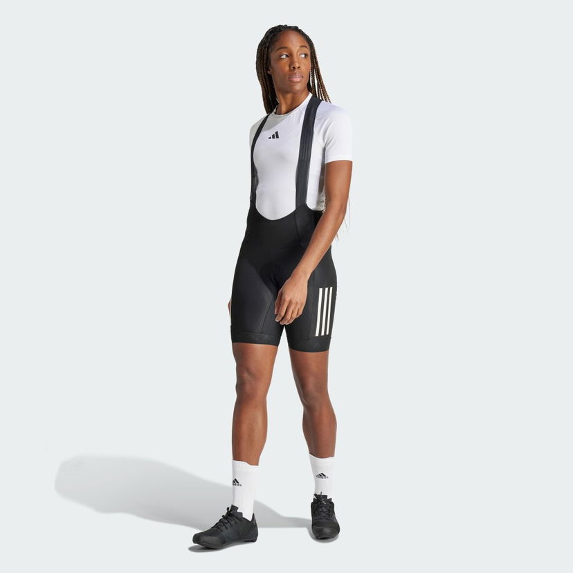 Kratke hlače adidas Performance Essentials 3-Stripes Padded Cycling Bib Crna | IP9962