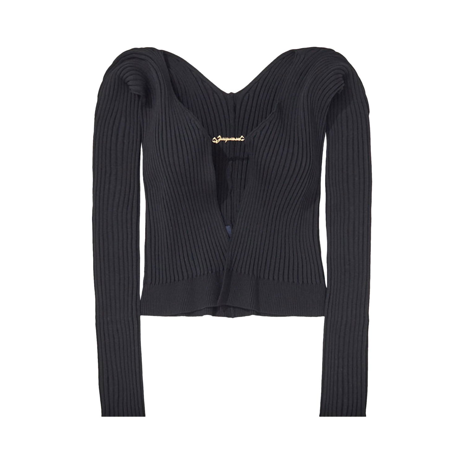 Džemper Jacquemus La Maille Pralu Longue Cardigan Crna | 223KN500 2190 990, 1