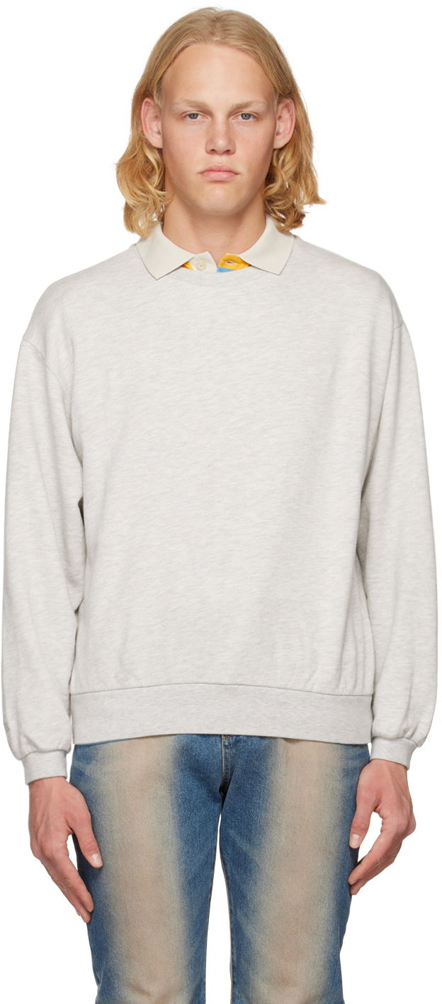 Dukserice ERL Crewneck Sweatshirt Siva | ERL05T020