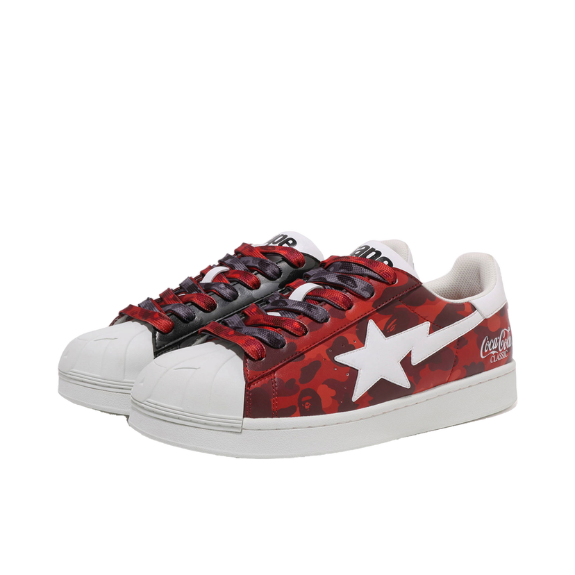 Tenisice i cipele BAPE A Bathing Ape Skull Sta "Coca Cola" Crvena | 1J73-191-917/1J73-291-907