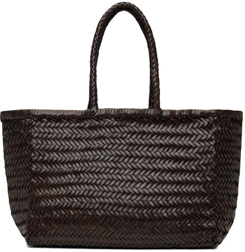 Tote bag Dragon Diffusion Brown Triple Jump Big Tote Smeđa | 8810 BAMBOO TRIPLE JUMP BIG